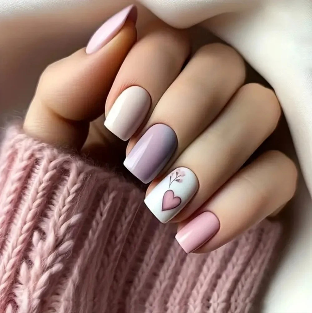 24 Pieces Fake Press On Nails